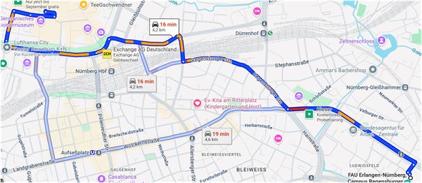 Anfahrt Mautkeller Auto 2